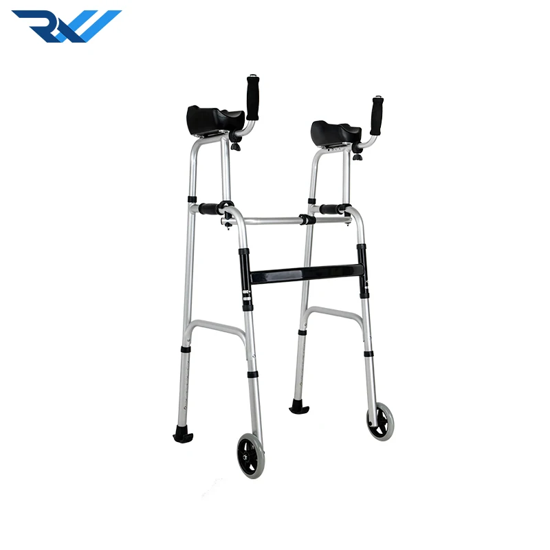 Больничное медицинское оборудование алюминиевая рама rollator walker ходячие приспособления для инвалидов
