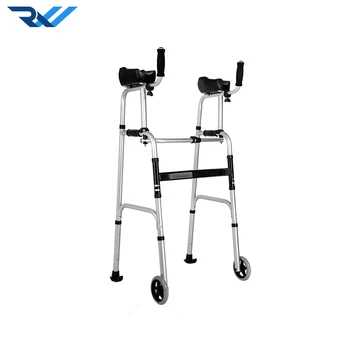

Aluminum alloy medical care outdoor forearm walker rollator adjustable elbow supports walking aids