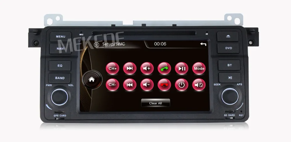 Discount MEKEDE European warehouse 1 Din HD Car DVD Player for BMW E46 M3 318 320 With GPS BT Radio RDS USB Steering wheel Canbus 21 Discount MEKEDE European warehouse 1 Din HD Car DVD Player for BMW E46 M3 318 320 With GPS BT Radio RDS USB Steering wheel Canbus 21