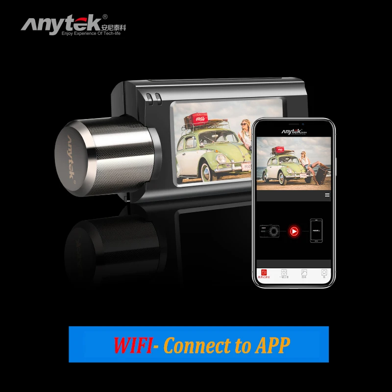 2018 оригинальный высококачественный автомобильный видеорегистратор Anytek G100 1080P FHD