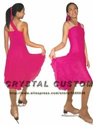 Пользовательские лед фигурное катание платье для детей мода новый конкурс бренд Фигурное катание Платья для женщин Кристалл dr3640