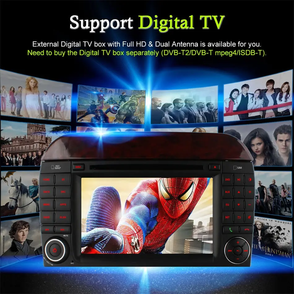 Top 4G LTE Android 6.0 Car DVD Player for Mercedes S Class S500 S600 S280 S320 S350 S400 S420 S430 W220 RDS Radio GPS Bluetooth WIFI 5 Top 4G LTE Android 6.0 Car DVD Player for Mercedes S Class S500 S600 S280 S320 S350 S400 S420 S430 W220 RDS Radio GPS Bluetooth WIFI 5