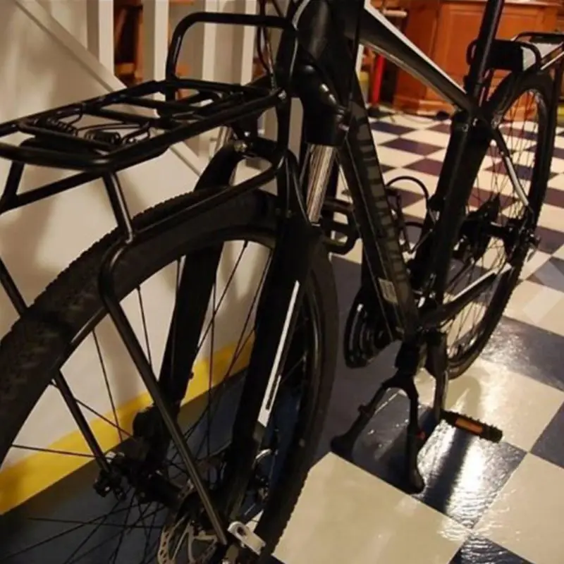 Велосипедная подставка с двумя ножками, велосипедная Складная регулируемая подставка для крепления в центре, велосипедная подставка, подходит для велосипеда, шоссейного велосипеда 26 дюймов и выше