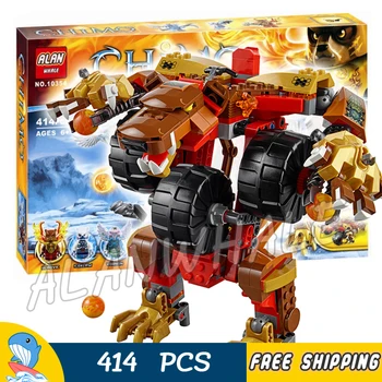 

415pcs Bladvic's Rumble Bear Mech Robots Iceklaw's Ice Sledge 10354 Figure Building Blocks Kids Toys Compatible With LagoING