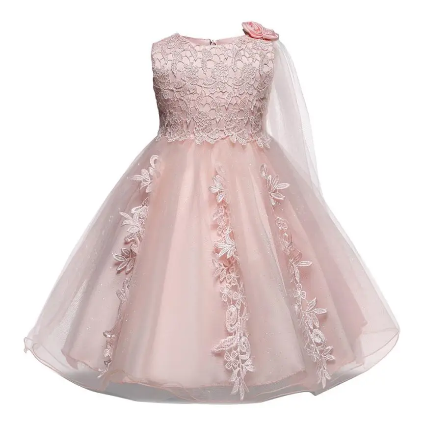 TELOTUNY Lace Girl Princess Bridesmaid Tutu Tulle Gown Party Wedding