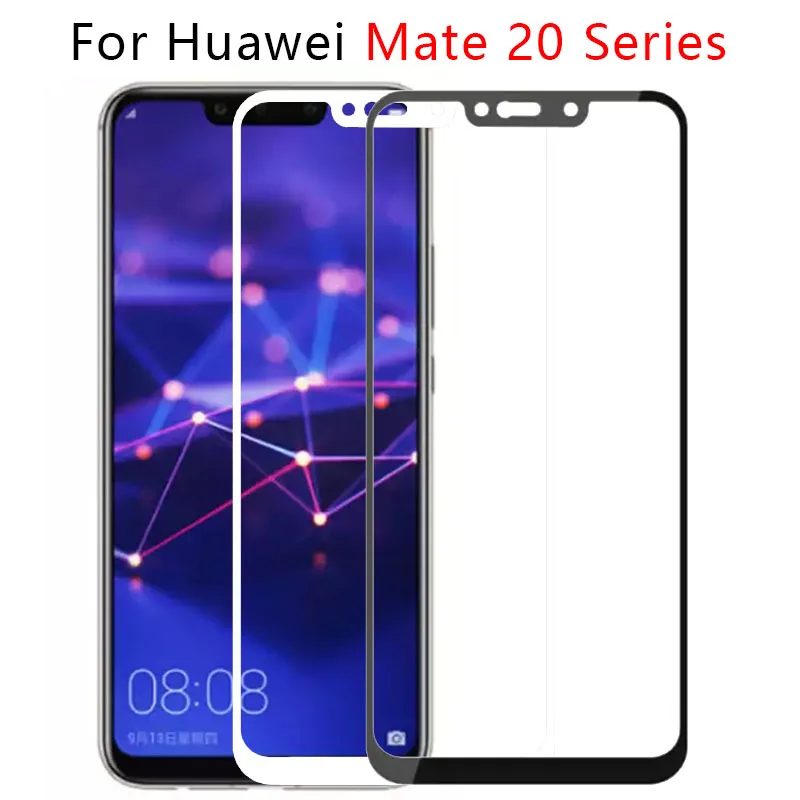 

Case On For Huawei Mate 20 Lite Mate20 Light Full Cover Tempered Glass Screen Protector Phone Made Matte 20 20lite Tremp Safety