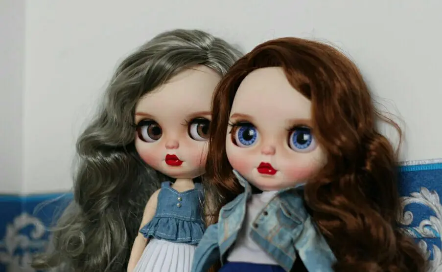 Clearance customization doll DIY Nude joint body blyth doll For Girls not include clothes The eye chips are random, the hair can choose 1 Clearance customization doll DIY Nude joint body blyth doll For Girls not include clothes The eye chips are random, the hair can choose 1