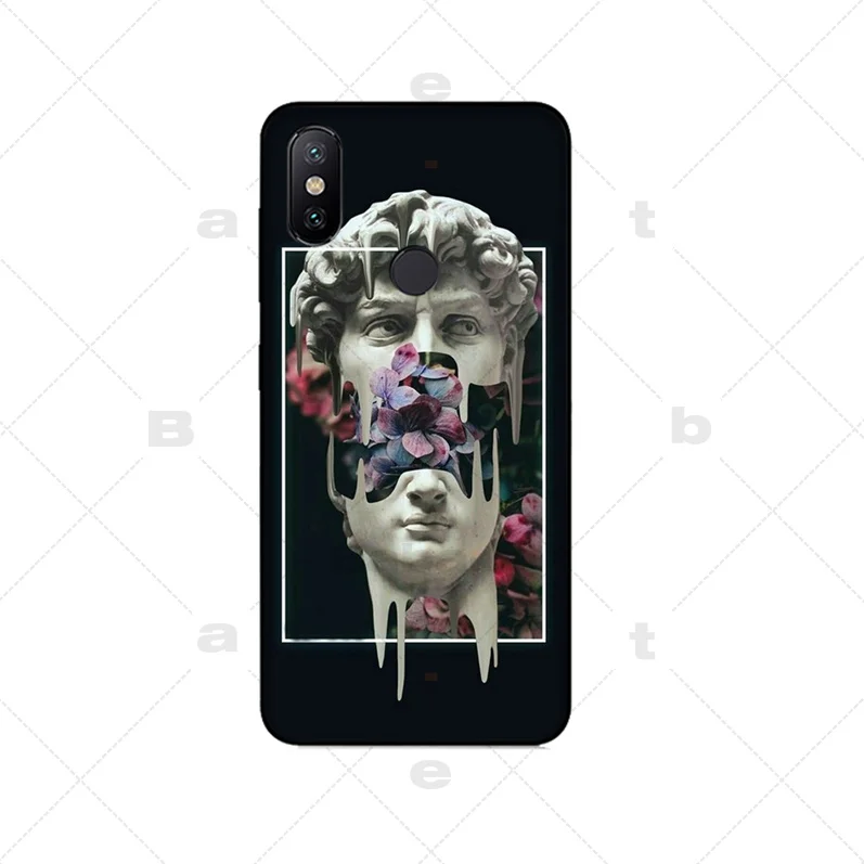 Vintage David Graphic Phone Cases For iPhone XS XR XS Max X 6 6S 7 8 Plus 5 5S SE Black Soft TPU Phone Back Cover Coque