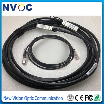 

10G SFP+ to SFP+ 24AWG 5M Direct Attach Copper,10GB SFP+ DAC Passive Twinax Copper Cable Compatible SFP-H10GB-CU5M