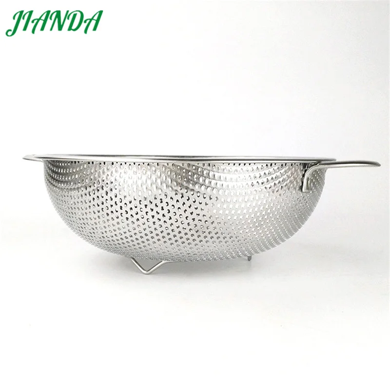 JIANDA 22 5 см/28 см кухонное Сетчатое СИТО ДУРШЛАГ сито для рисовой еды корзина
