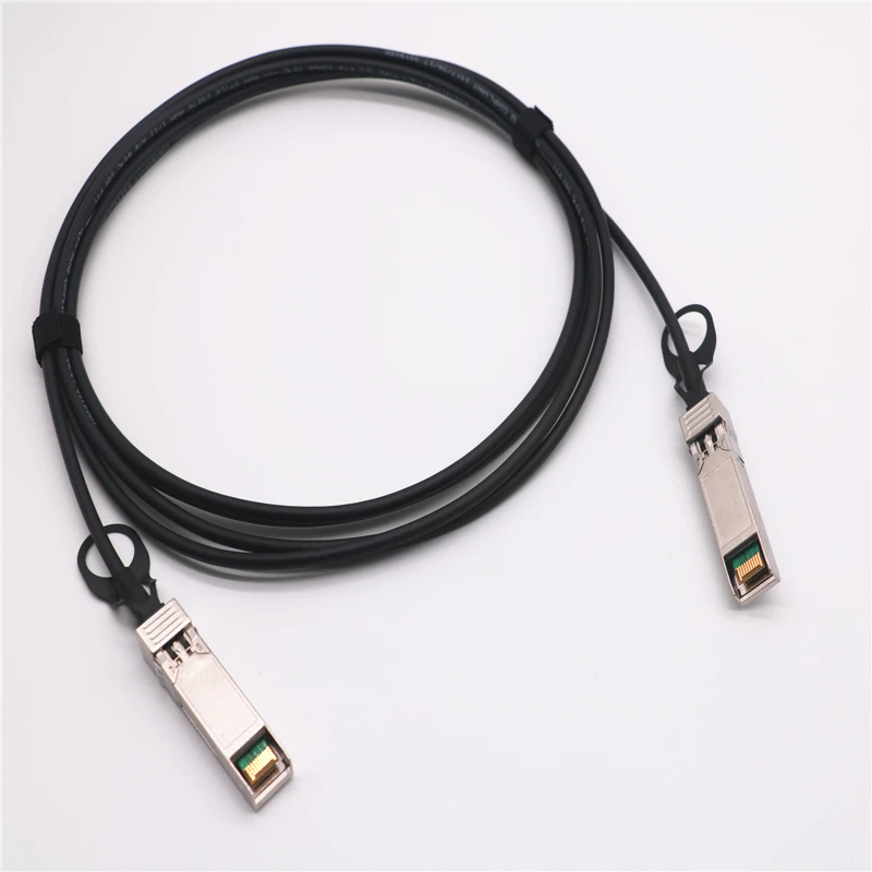 10G ЦАП кабель 0,5 м SFP+ пассивный прямой медный Twinax кабель 30AWG совместимый для Ubiquiti Mikrotik Zyxel Arista и т. Д