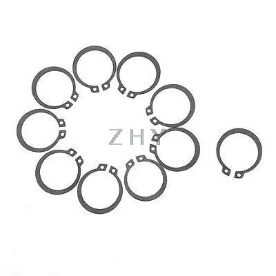 uxcell 26mm Inner 31mm Outer Diameter External Circlip Shaft Firmware 10 Pcs