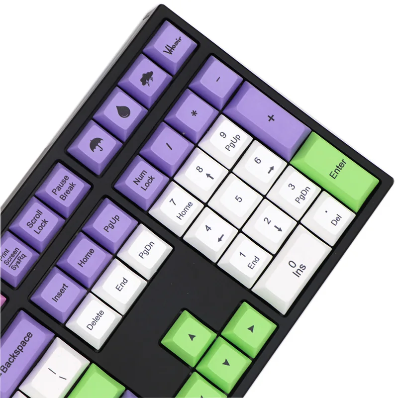 BGKP DSA Icecream Ethermal Dye Sublimation шрифты PBT keycap для проводной USB механическая клавиатура Cherry