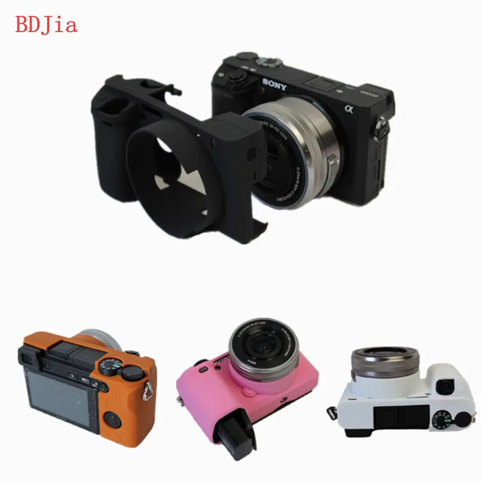 

Hot Sale Silicone Camera Case Bag Cover for Sony Alpha A6300 ILCE-6300 In 4 Colors,Free Shipping