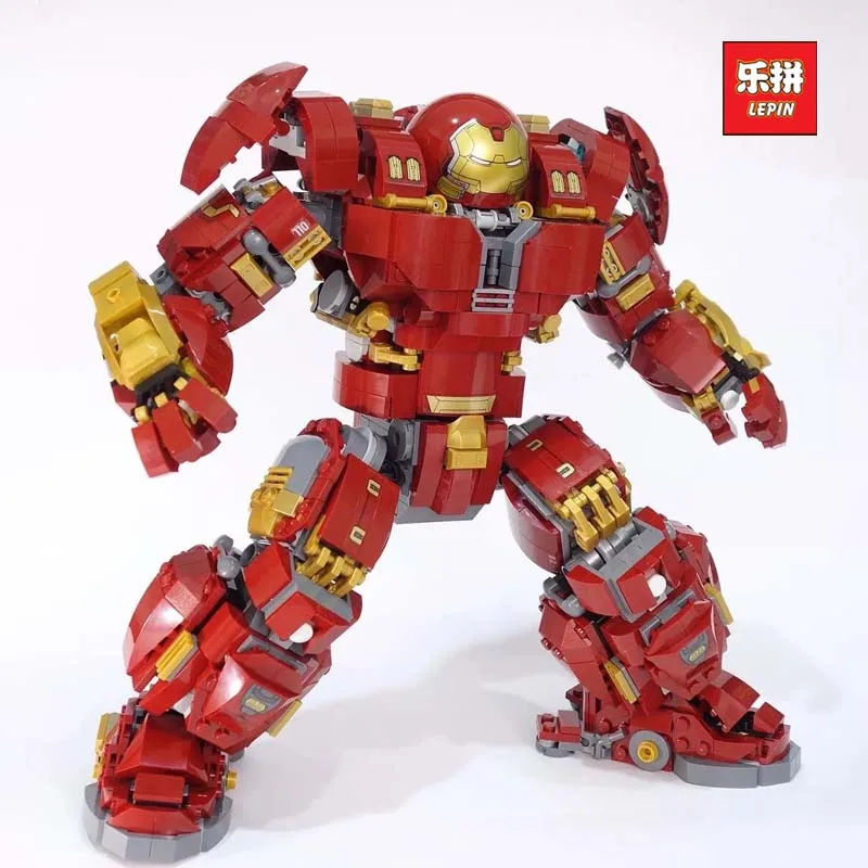 

Hulkbuste marvel figure DIY Building BlocksToy for Children gifts Kid Iron man model minecraft lepin The Avengers Assembling