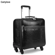 CARRYLOVE 1" 20" 2" Мужской Кабельный Дорожный чемодан черный Спиннер Компактная сумка для поездки посадка в бизнес-класс