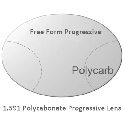 1 59 index polycarbonate free form progressive lenses for multifocal free form progressive