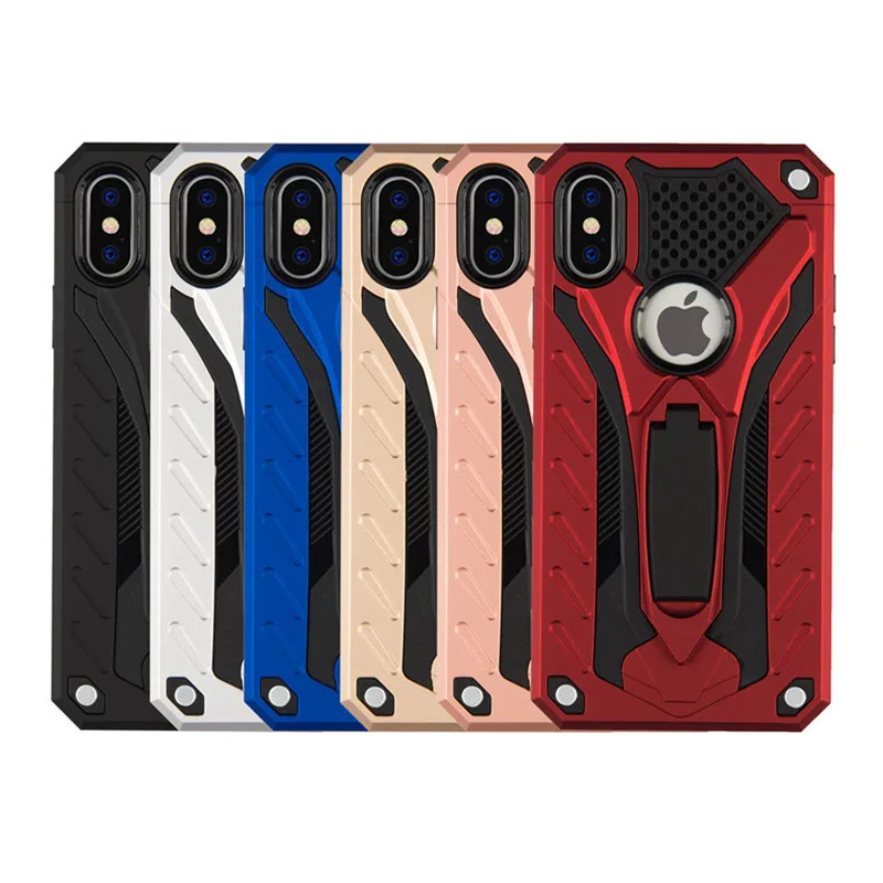 iphone 12 pro max leather case Shockproof Kickstand Case For iPhone X 7 8 Plus XS XR XS MAX 6S 5S 11 12 13 Pro Max Armor Cover For iPhone 6 6s 5 5s SE 8 7plus iphone 12 pro max leather case