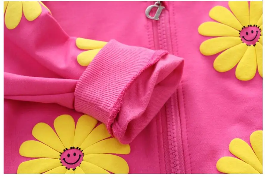 Roupas Infantis, детская одежда на весну и осень, детский костюм из 3 предметов из чистого хлопка с принтом для девочек 1-4 лет