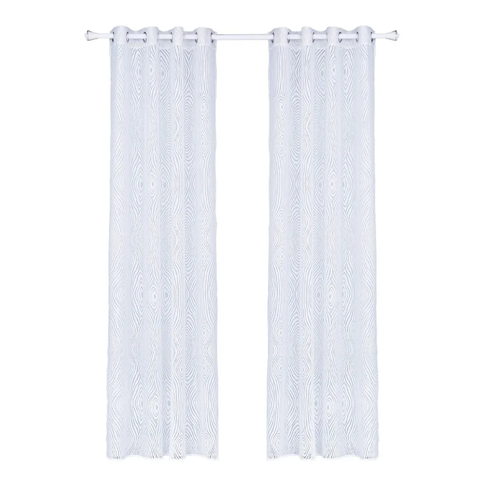 white curtains