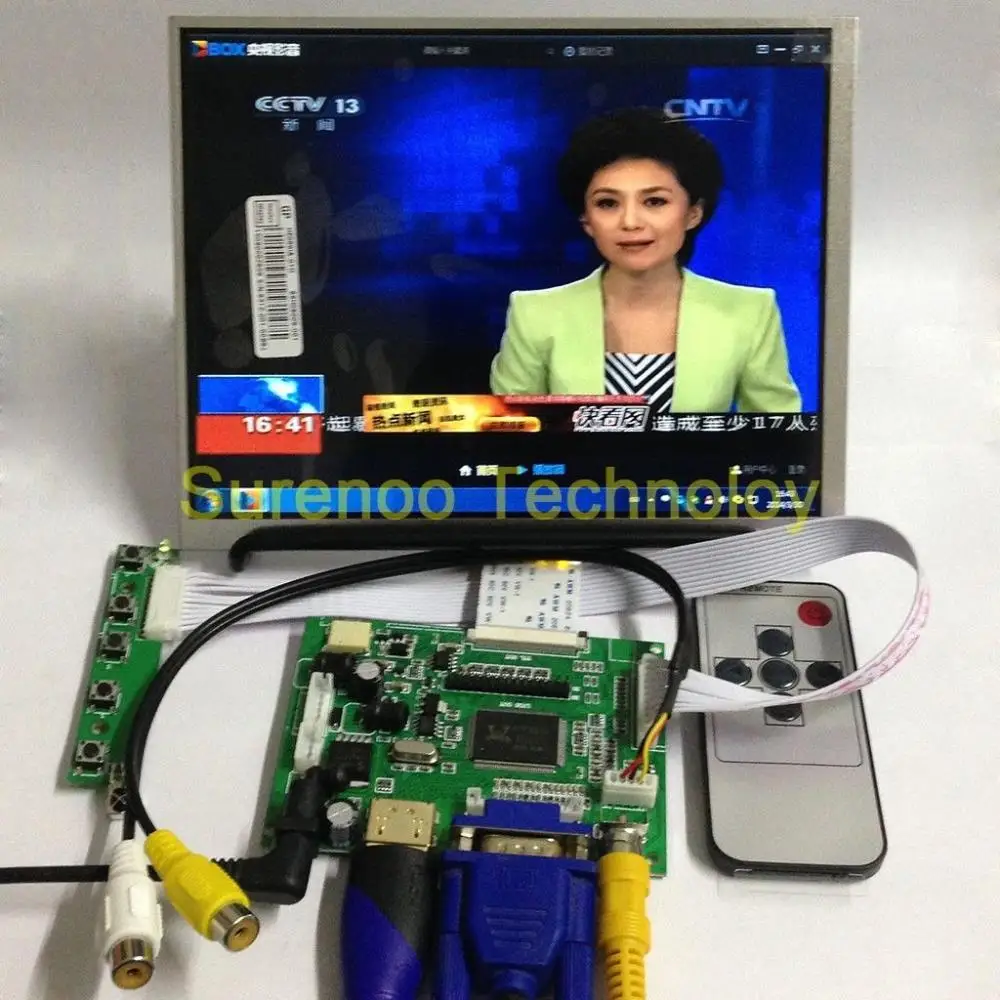 

8" 1024*768 LCD Module Display Monitor Screen + HDMI/VGA/2AV Board for Raspberry Pi