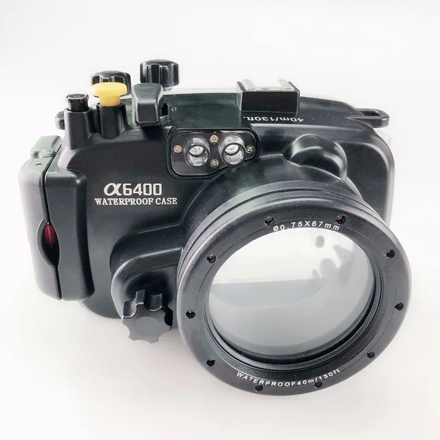 $US $158.47  Meikon a6400 130ft/40m Waterproof Underwater Camera Housing case for Sony a6400 Camerasupport 16-50