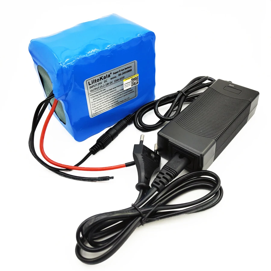 24 V10 Ah 6S5P 18650 24 V литиевая батарея Прокат Электрический мопед/Электрический/литий-ионный аккумулятор + Зарядное устройство 25,4 V 2A