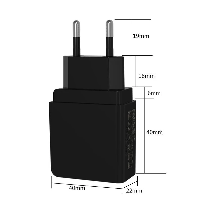 M. uruoi двойное зарядное устройство USB 5V2.4A со светодиодным дисплеем Быстрая зарядка