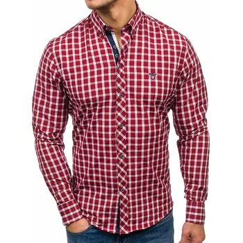 

ZOGAA Brand New Fashion Plaid Shirt Men Long Sleeve Multicolor Shirts For Man Business Leisure Shirts Camisa Social Masculina