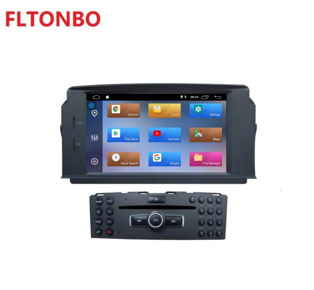 Top 6.2 inch 4GB RAM 32GB ROM android 8.0 car gps navigation for Mercedes Benz C200 C180 W204 2007 2008 2009 2010 3