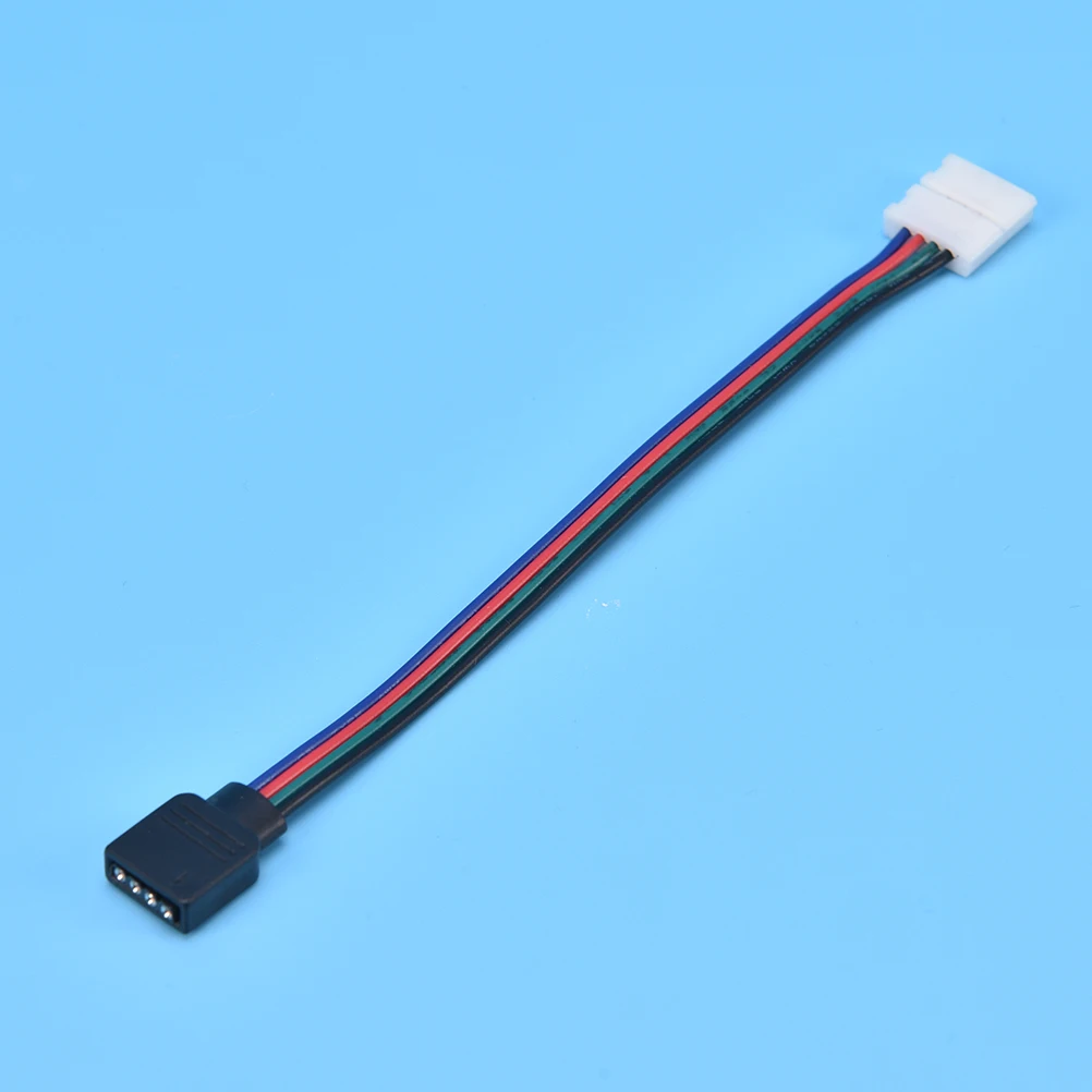 2 шт. 10 мм 4 Pin светодиодные ленты разъем для 5050 3528 SMD цветных (RGB) светодиодных лент
