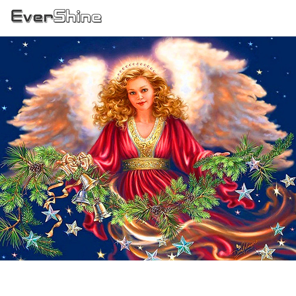 EverShine 5D Алмазная мозаика полный дисплей девушка вышивка крестиком Алмазная вышивка распродажа Портретные Стразы картины алмазное искусство