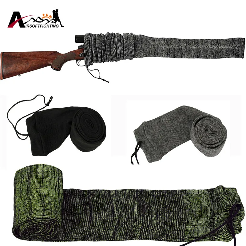 Silicone Treated Rifle Gun Sock Case 54" Oversized Knit Protection Sock
