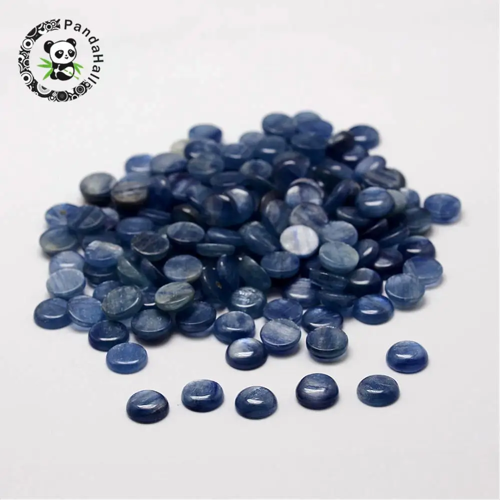 Купольные кабошоны из натурального кианита 8x3 мм|cabochon natural|dome cabochoncabochon dome |