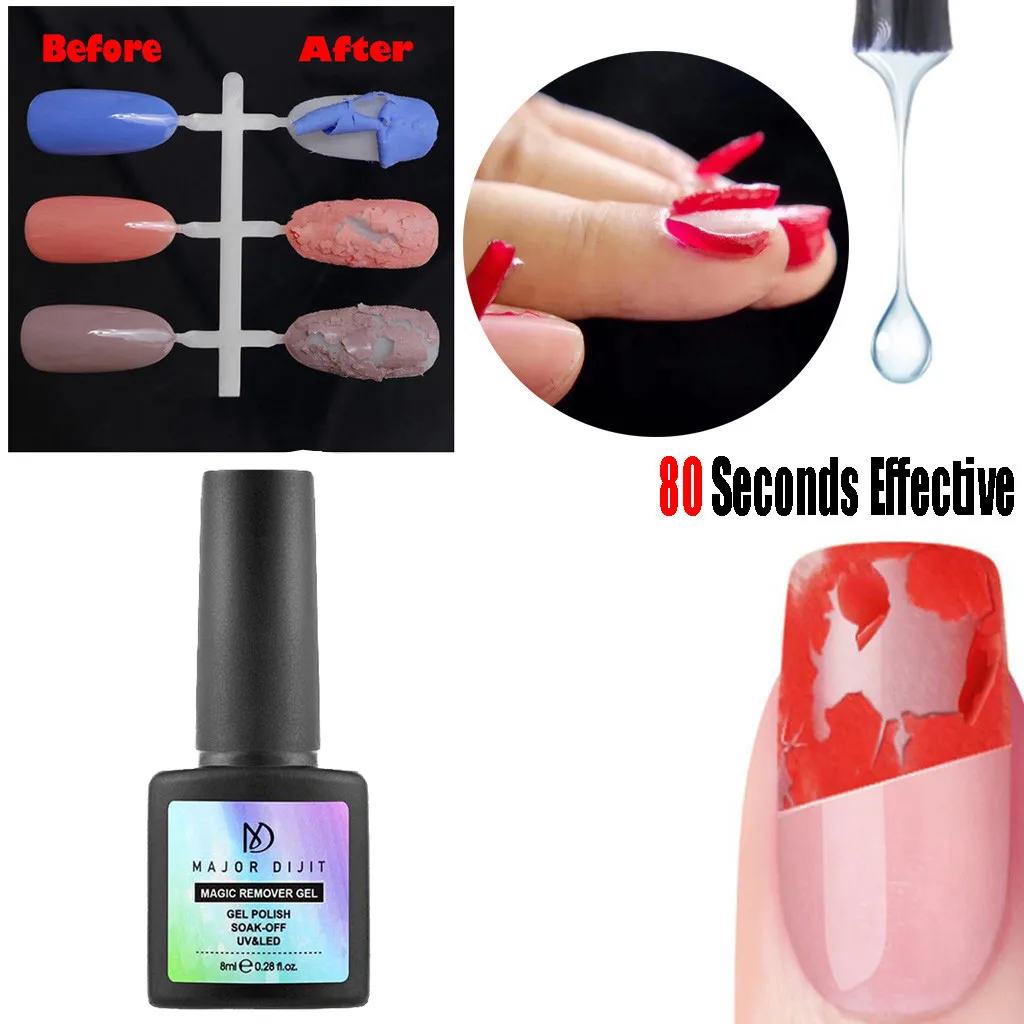 

8ml Gel Remover Liquid No Damage Natural Bursting Removal Liquid Cleaner Nail UV Gel Nail Remover Varnish Cleanser Tool a