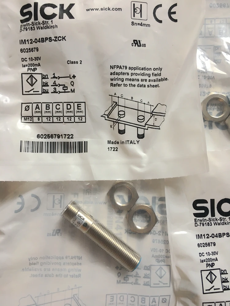 Немецкий Бесконтактный переключатель IM12-04BPS-ZCK № 6025679