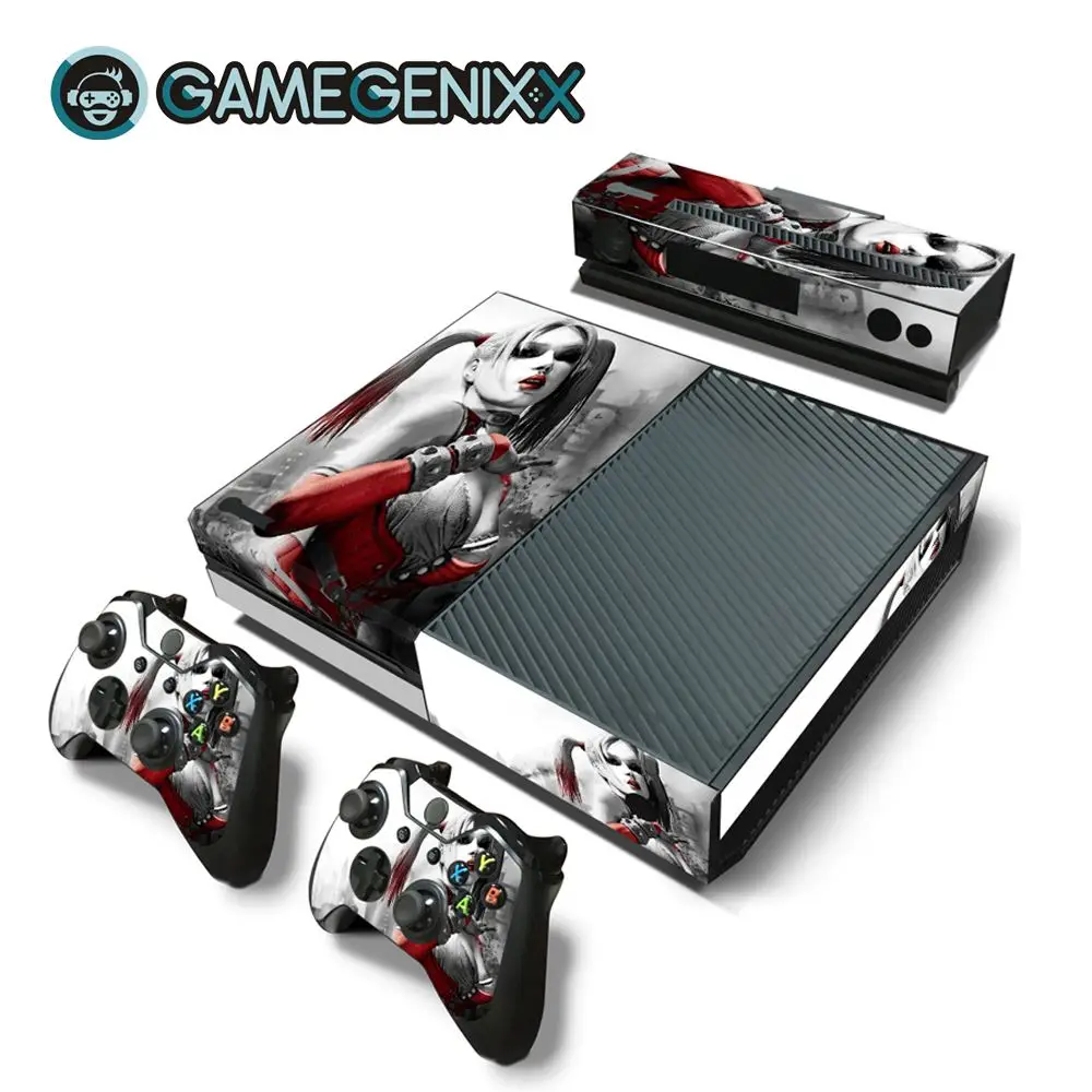 

GAMEGENIXX Skin Sticker Vinyl Decal for Xbox one Console and 2 Controllers - Harley Quinn