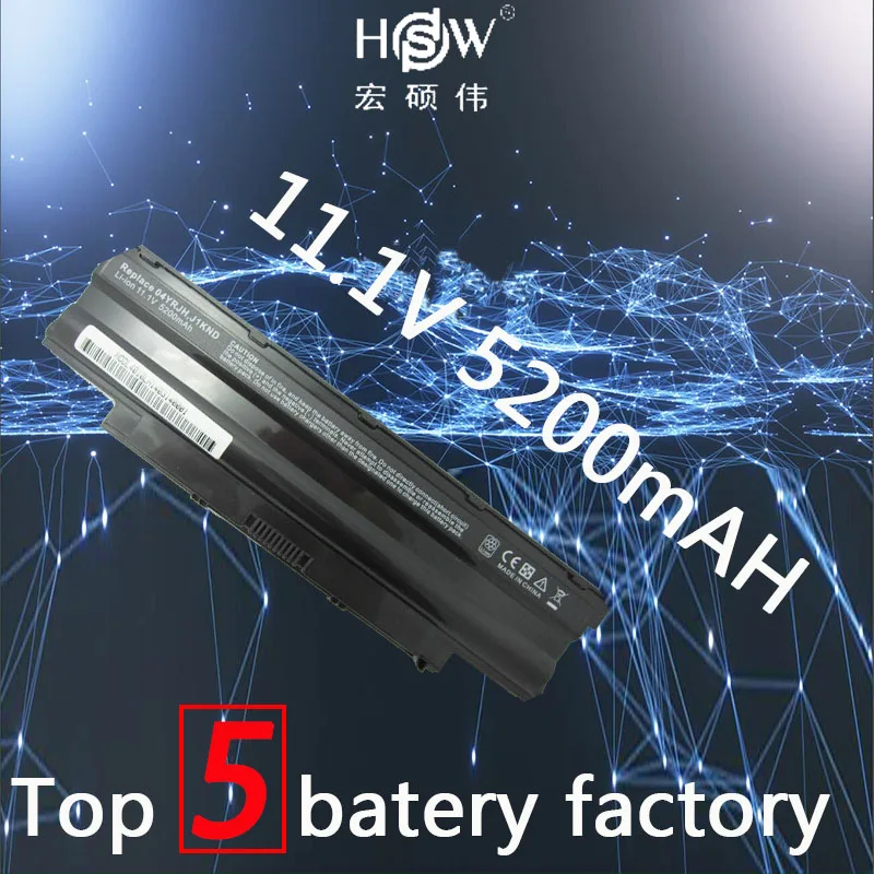 5200MAHLaptop Battery for Dell Inspiron 14R N4010 N4010D 13R N3010D N7010 N5010 N3010 J1KND N3110 N4050 N4110 N5010D N5110 N7010