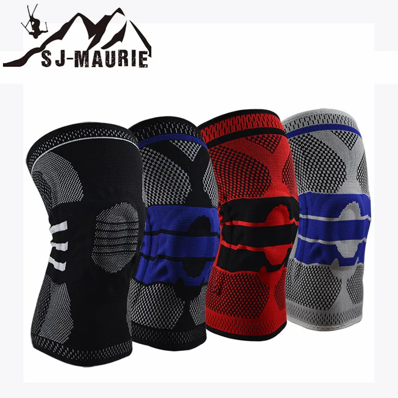 

1 Pcs Rodillera Basketball Fitness Running Gym Sport Braces Knee Pad Elastic Silicon Padded Knee for Cycling Climbing Running