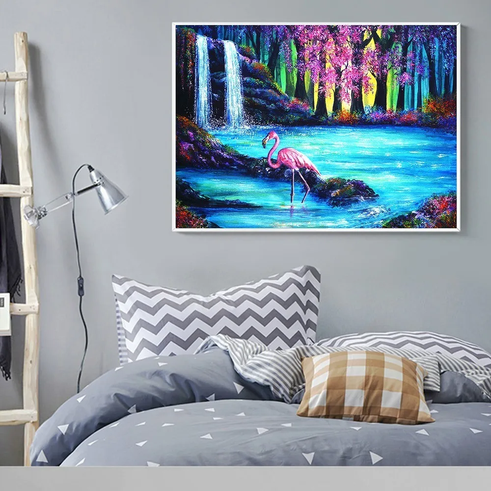 

5D DIY Embroidery Sale Animal Flamingo Diamond Painting Full Square Rhinestone Picture Diamond Mosaic Home Decor Gift