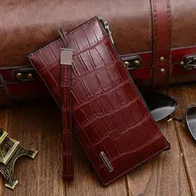 Luxus Krokodil Männer Brieftaschen Geschäfts Echtes Leder Brieftasche Lange Mode Für Männer Handtasche Männlichen Kupplung Geldbörse Carteira Masculina