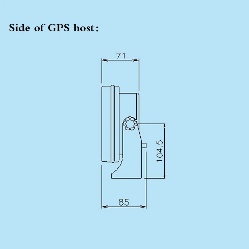 Морской gps навигатор два в одном диаграмма машина gps и аксессуары TFT 7 дюймов истинный цвет жидкокристаллический морской gps дисплей