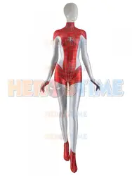 Новый MJ Джейми паук костюмы 3D печати Хэллоуин Мэри Джейн женщина-паук Косплэй Зентаи тела костюм леди/девушка /индивидуальные