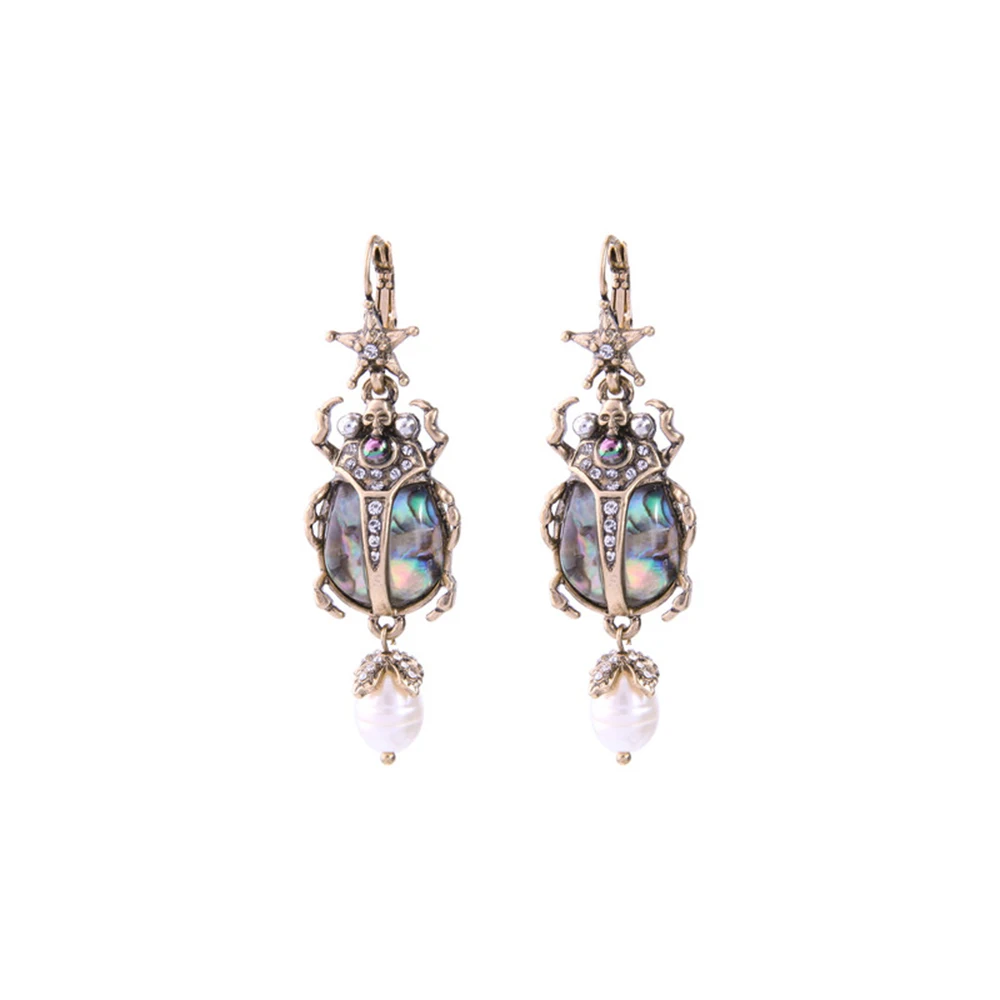 

Women jewelry fashion retro pearl star kamia insect styling personality women earring earrings for women oorbellen voor vrouwen