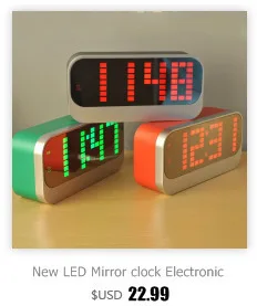 Led Projection Clock Electronic Desk Table Radio Nixie Clock Talking Projector Watch Digital Alarm Clock With Time Projection