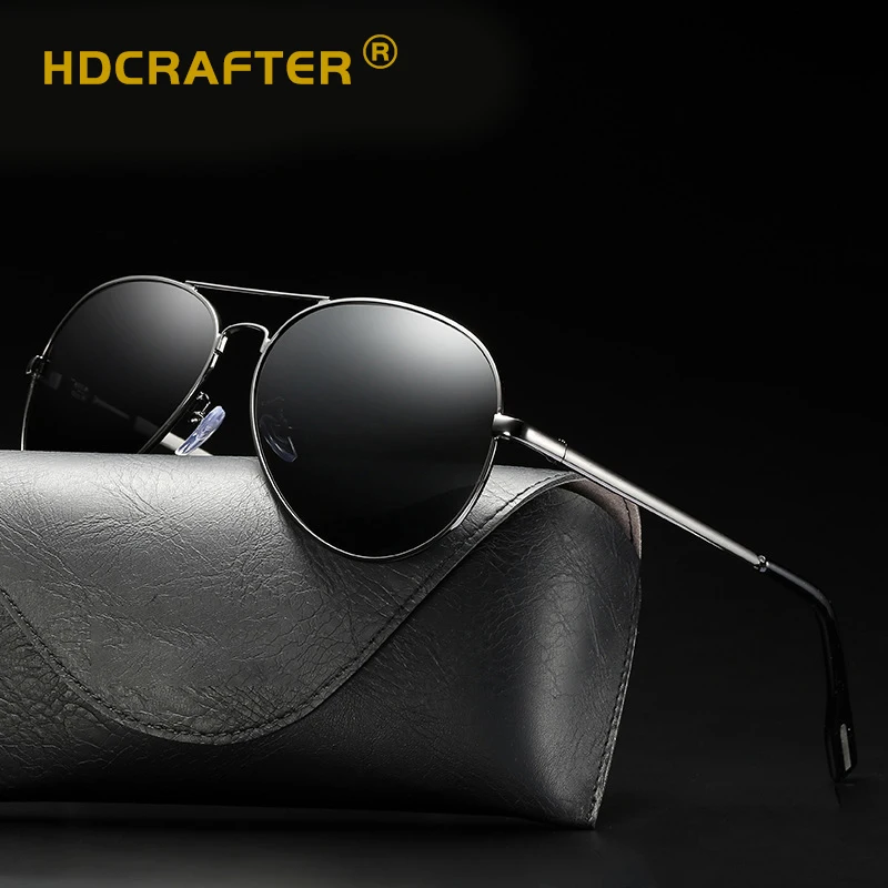 

Pilot Sunglasses Men Polarized UV400 High Quality Retro Vintage Men Sun glasses Polarized Driving Glasses Buy one get one free
