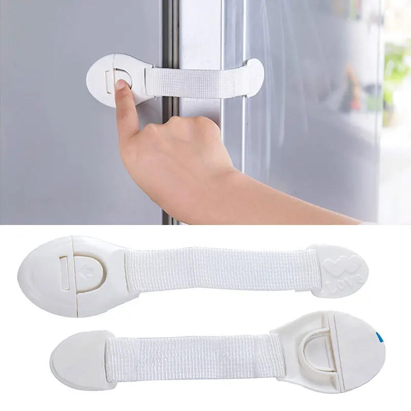 

Refrigerator Lock Cabinet Safety Lock Baby Safety Lock ABS Drawers Lock Baby Care Home Creative Refrigerator Infant Kids