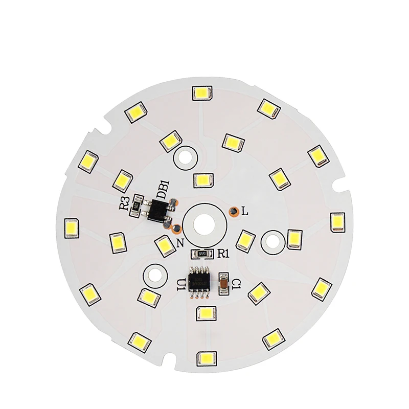 Светодиодный SMD чип умный IC 3 Вт 5 7 9 12 15 18 AC220V вход DIY для вниз светильник Точечный
