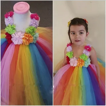 Baby Kids Colorful Flowers Rainbow Tutu Dress Fancy Gowns Flower Girl Dresses For Party And Wedding Princess Birthday Dresses
Baby Kids Colorful Flowers Rainbow Tutu Dress Fancy Gowns Flower Girl Dresses For Party And Wedding Princess Birthday Dresses