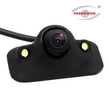 

PARKVISION Dual LED Light Car Rearview Camera Wide Angle Vertically Adjustable Lens Front / Rear / Back Mini Night Vision Camera